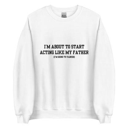 Vanishing Dad Crewneck