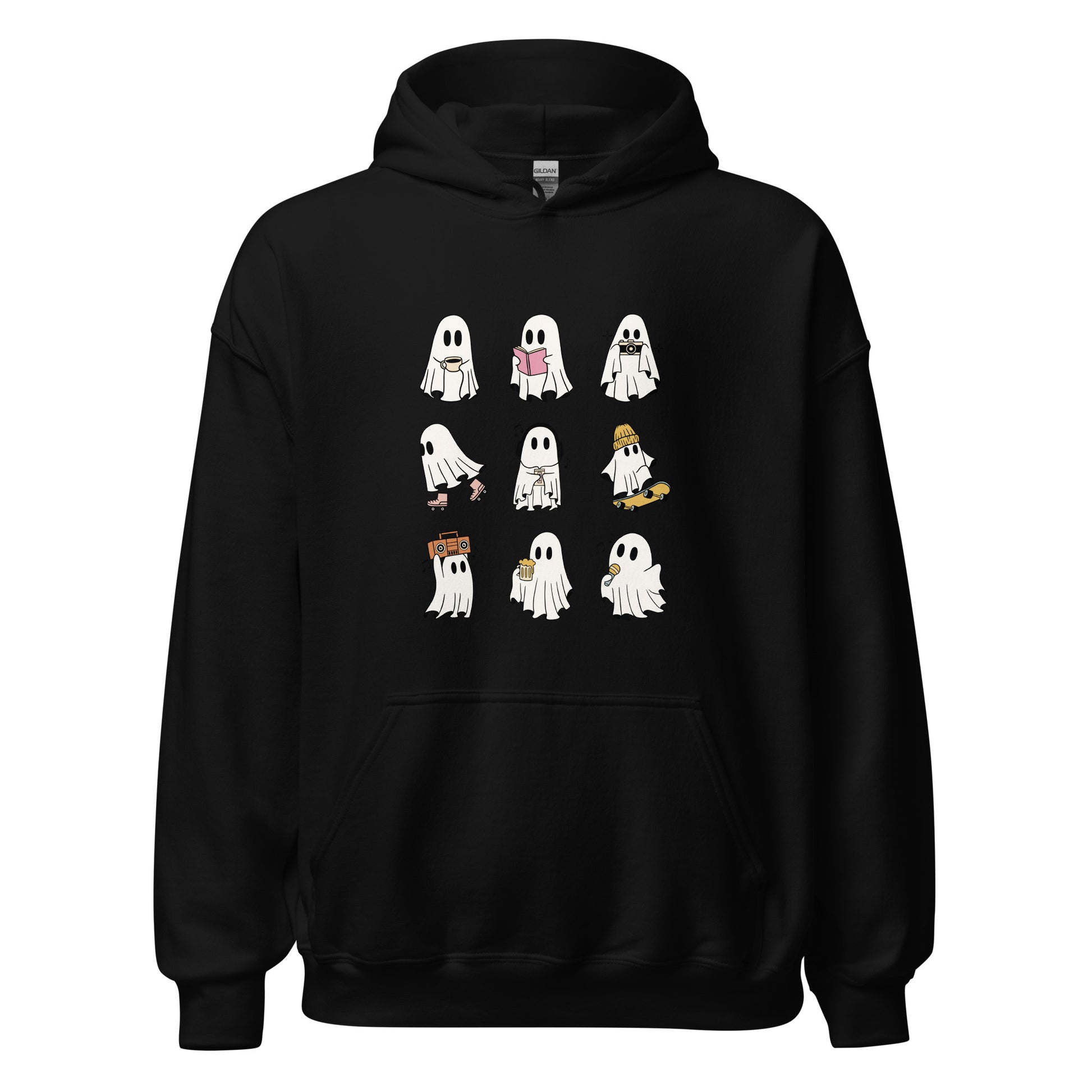 Ghosts Hoodie - Black