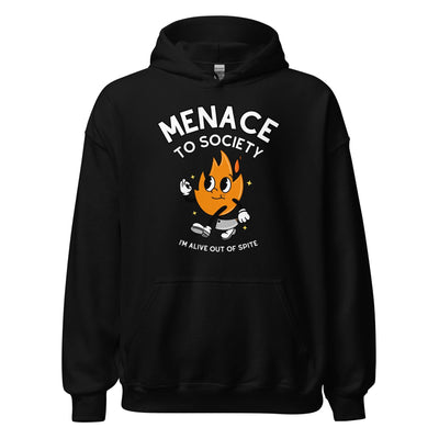 Menace To Society Hoodie - Black