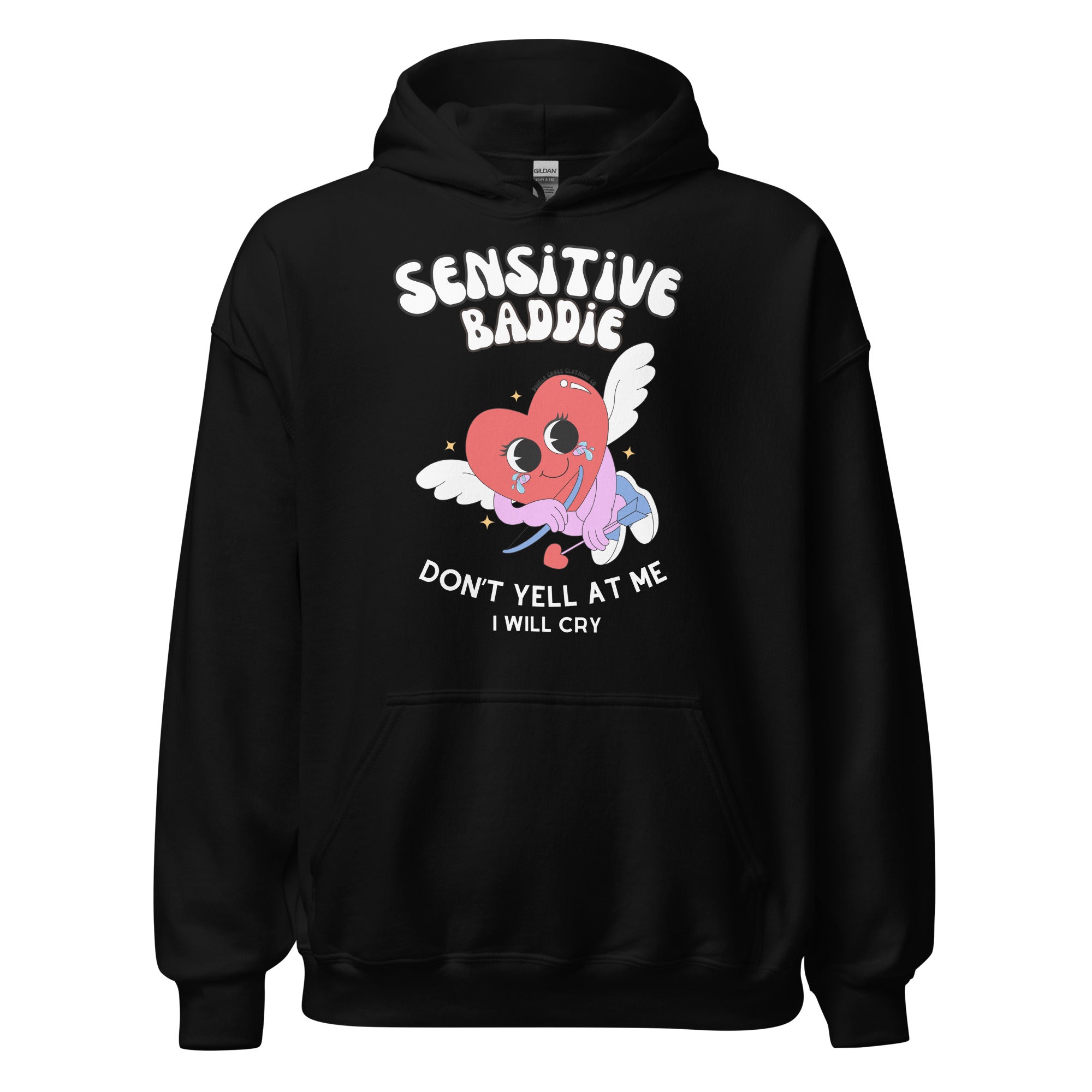 Sensitive Baddie Hoodie - Black