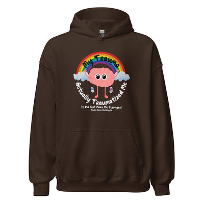 My Trauma Hoodie Brown