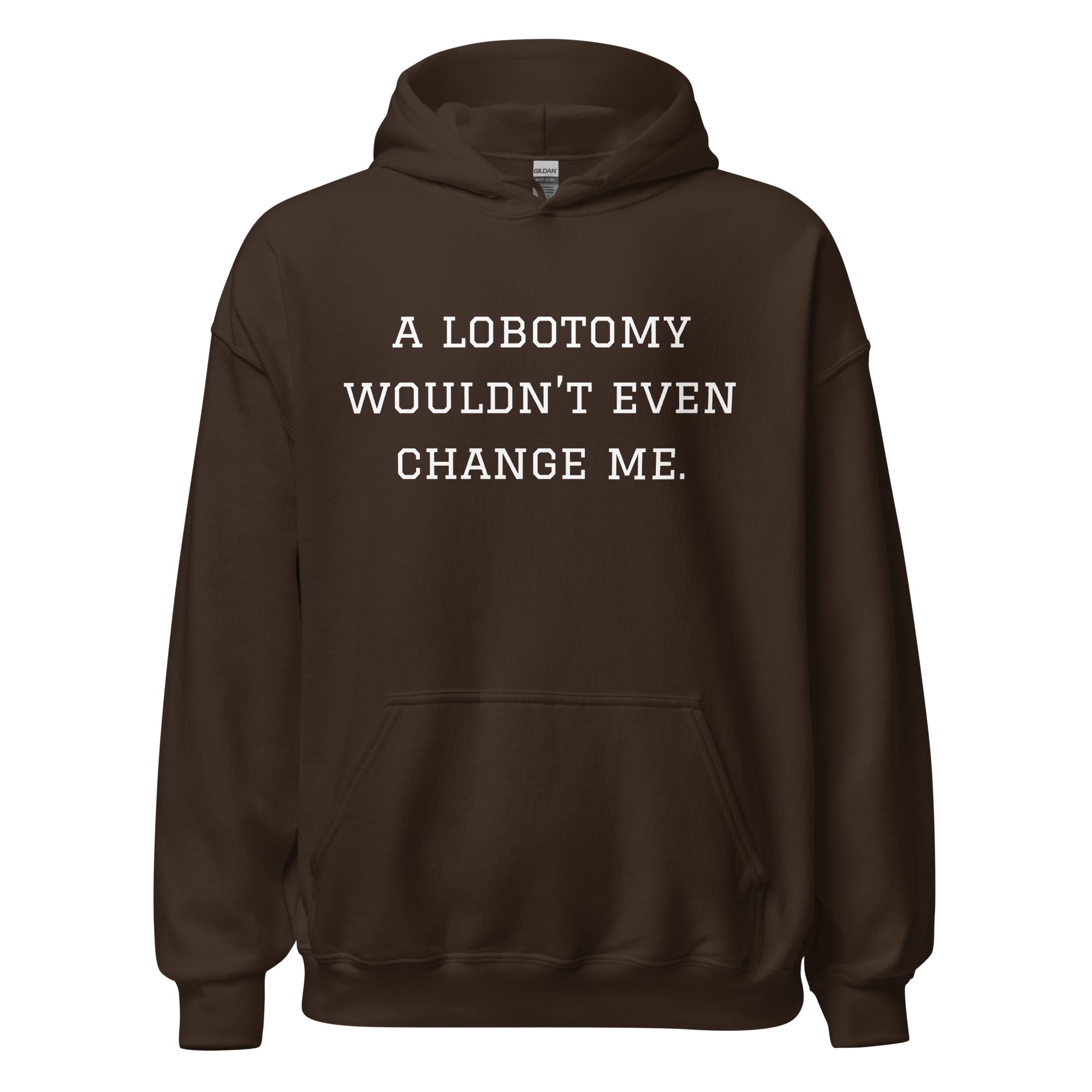 A Lobotomy Wouldn't Change Me Hoodie