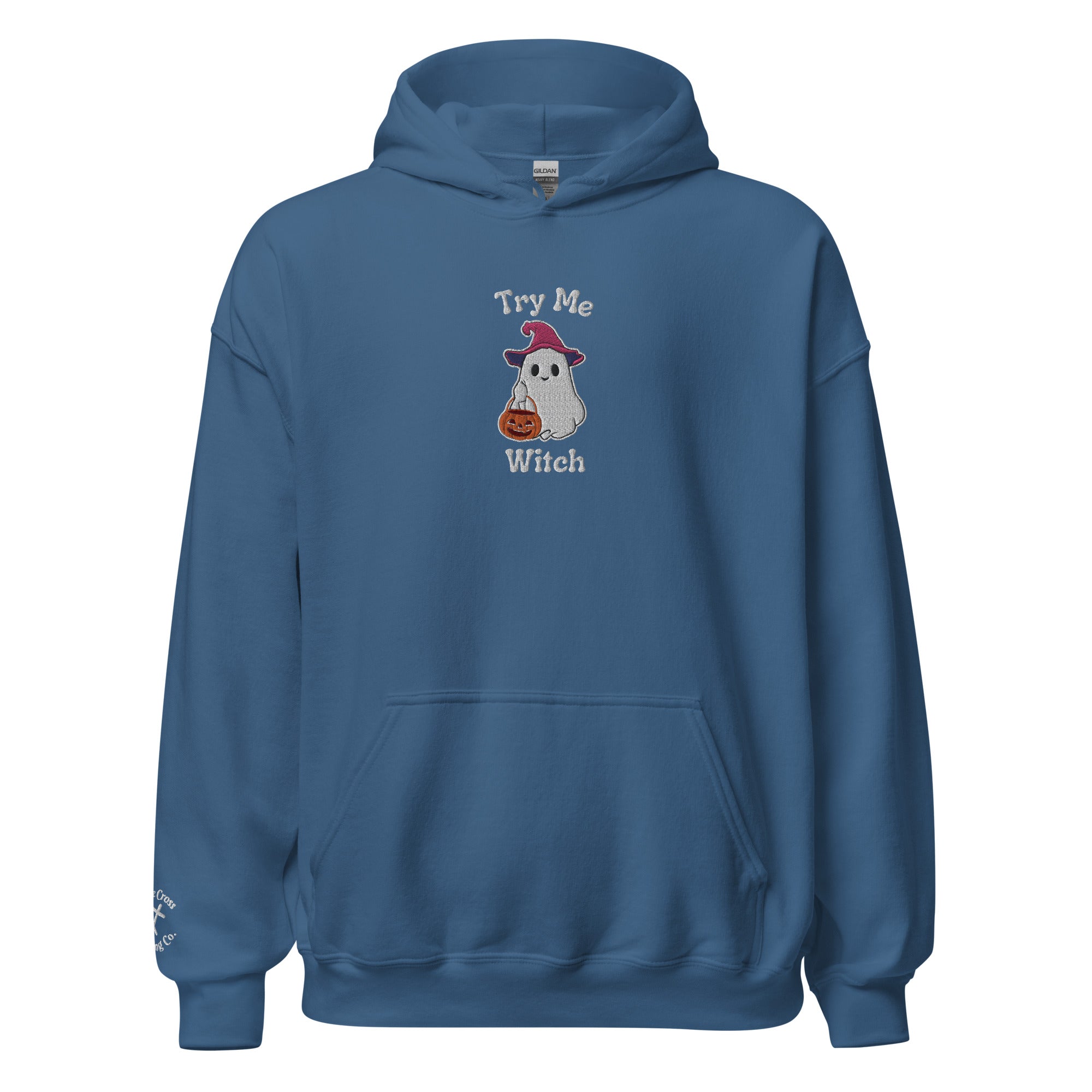 Try Me, Witch Embroidered Hoodie