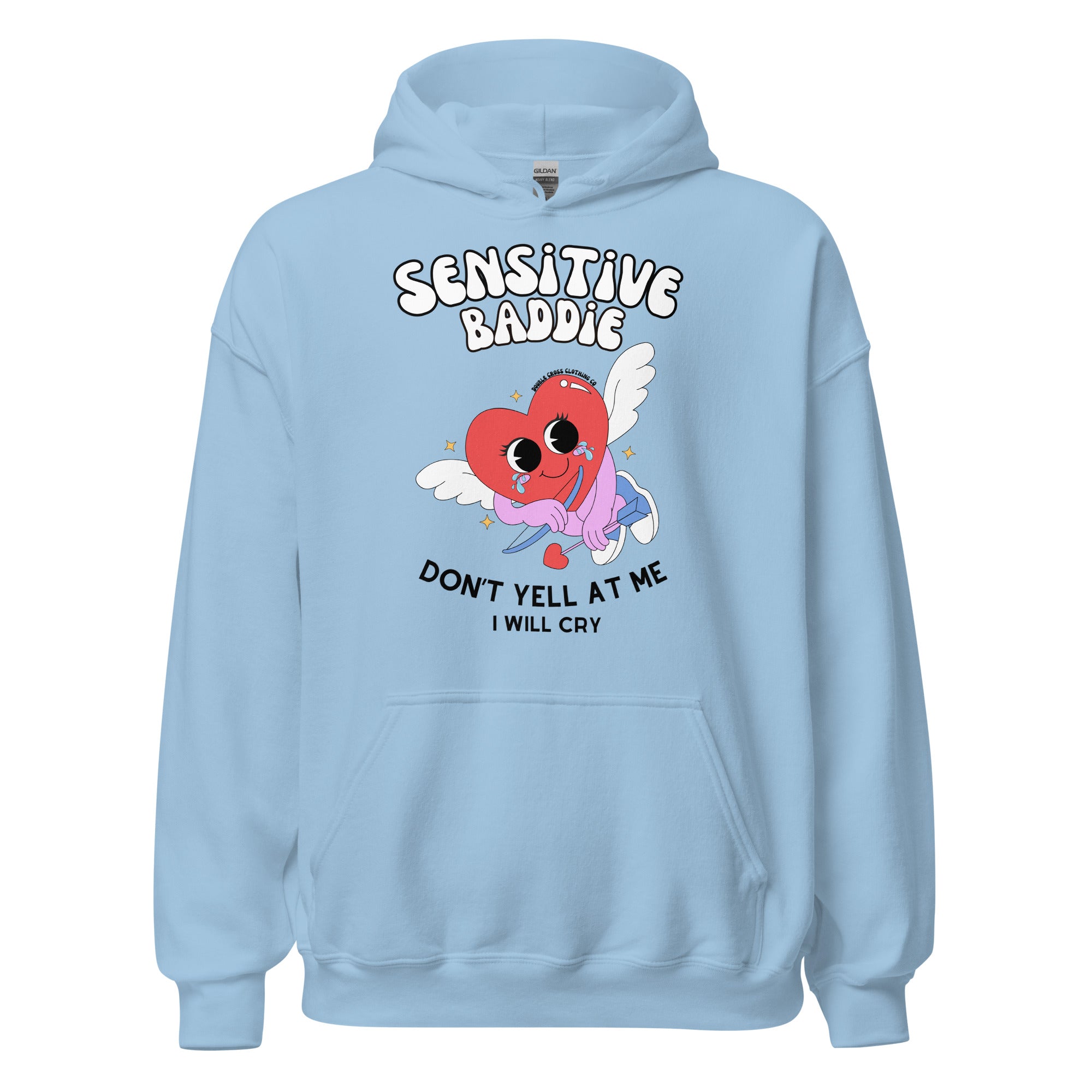 Sensitive Baddie Hoodie - Light Blue