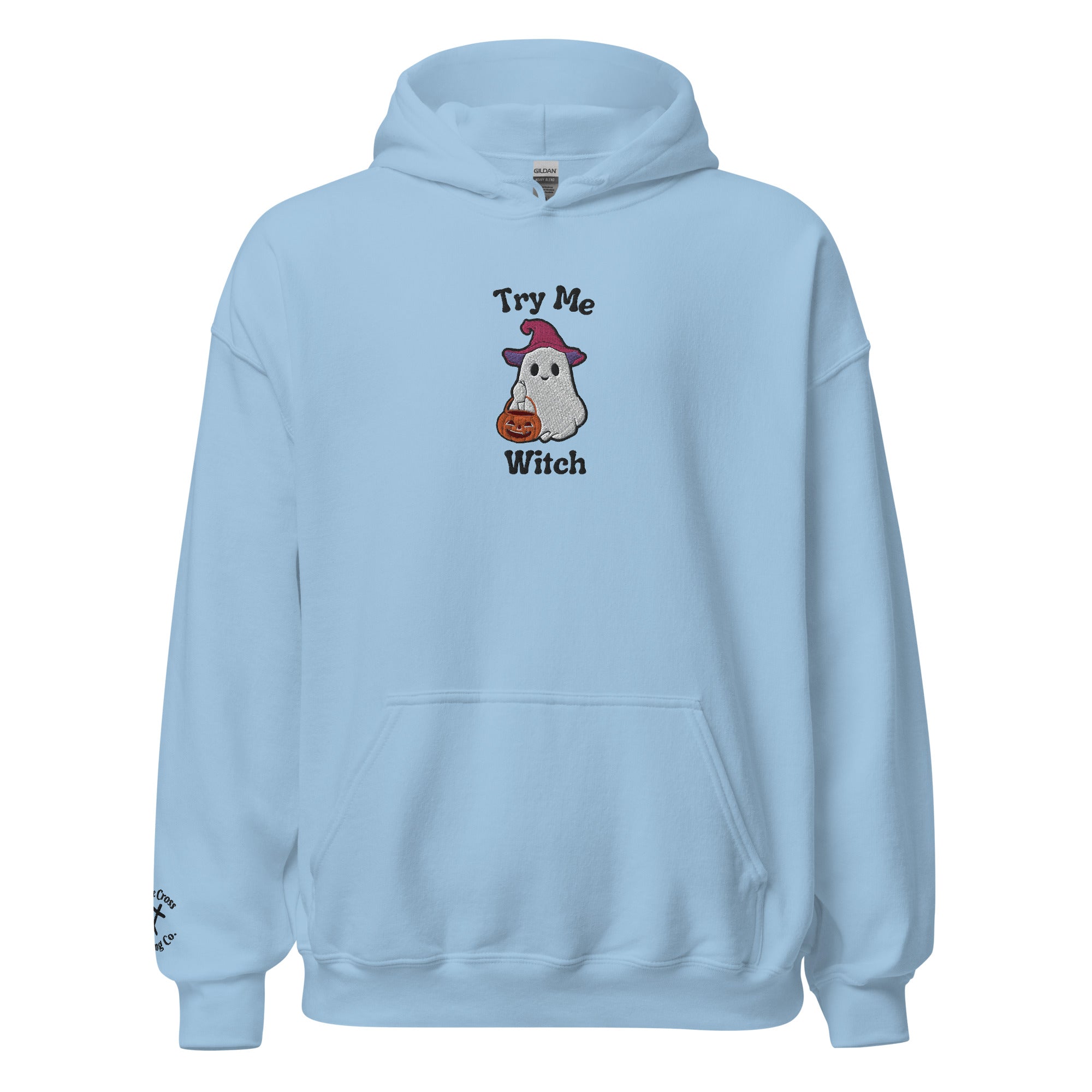 Try Me, Witch Embroidered Hoodie