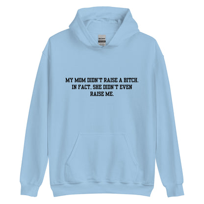 Momma Didn't Raise Me Hoodie