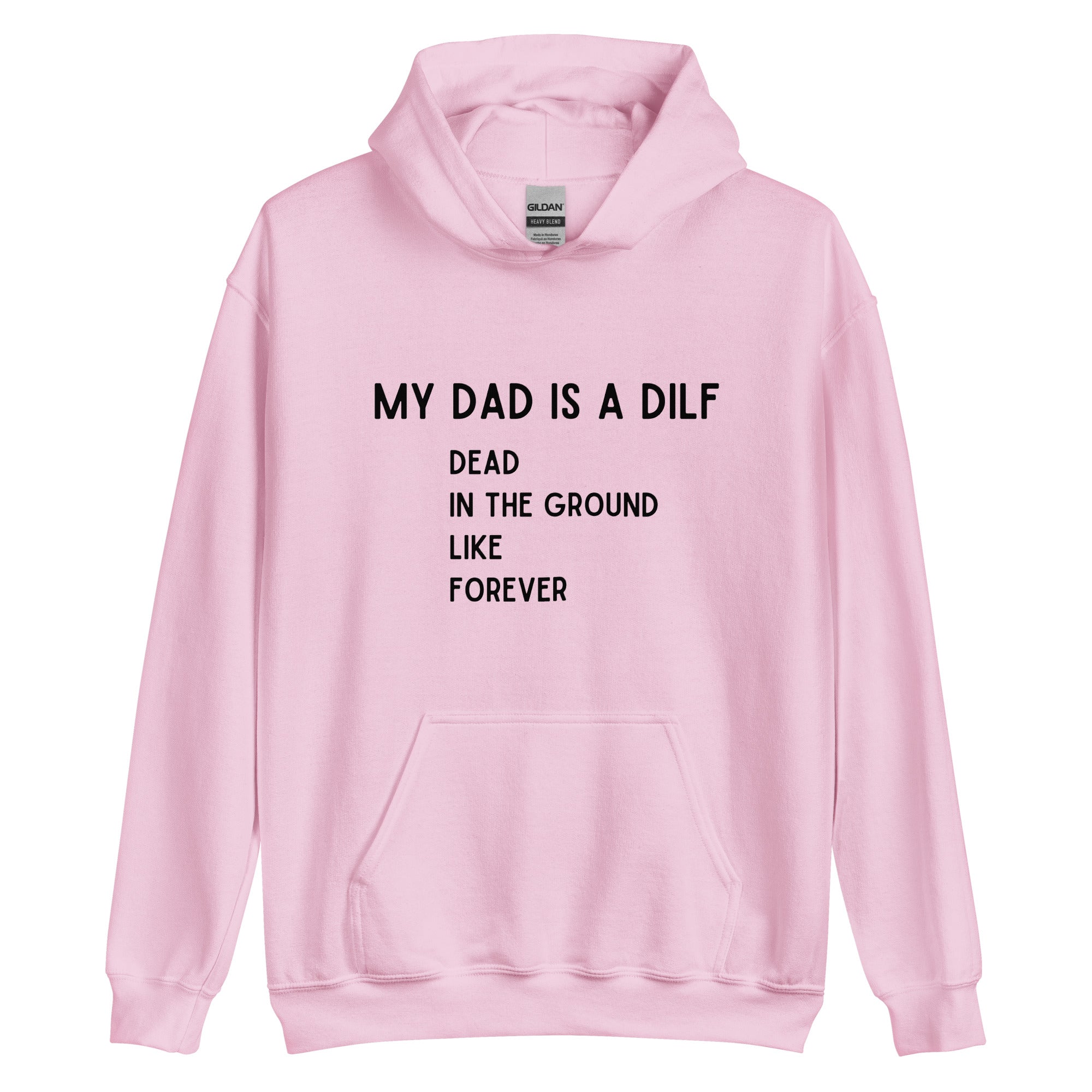 DILF Hoodie Pink