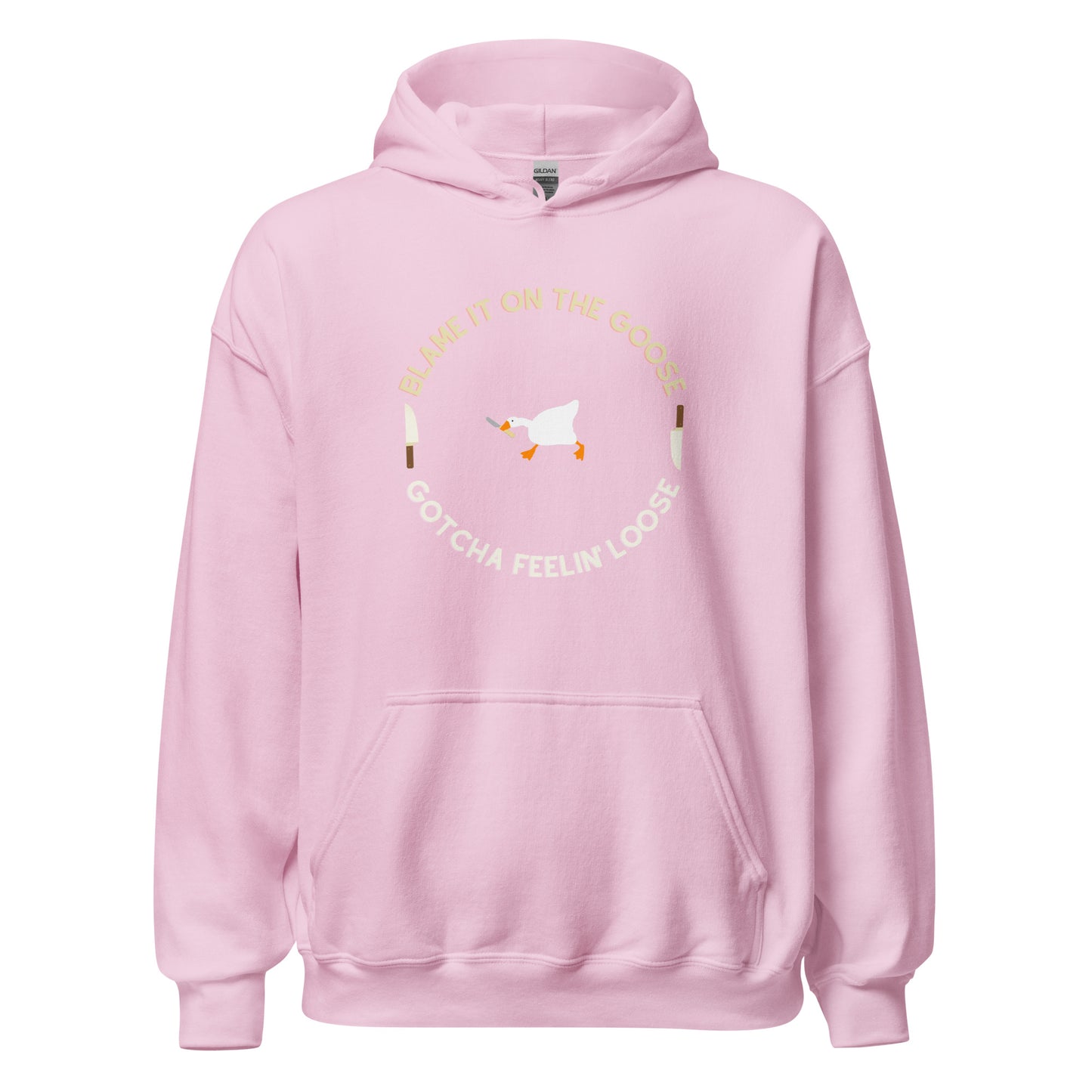 Silly Goose Hoodie Pink