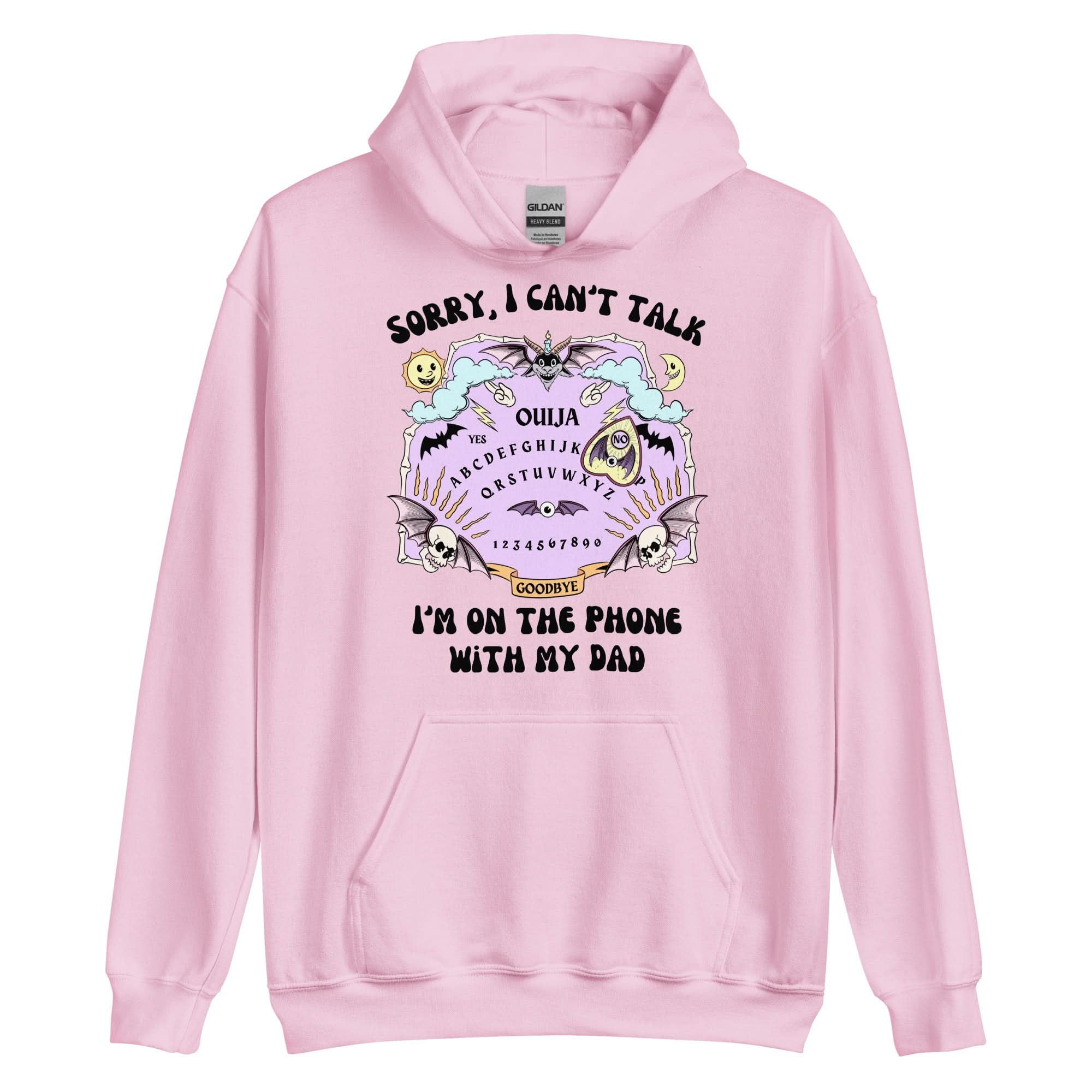 Ouija Dad Hoodie - Pink, S