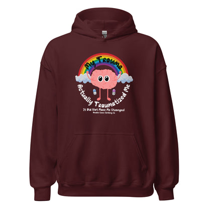 My Trauma Hoodie Maroon