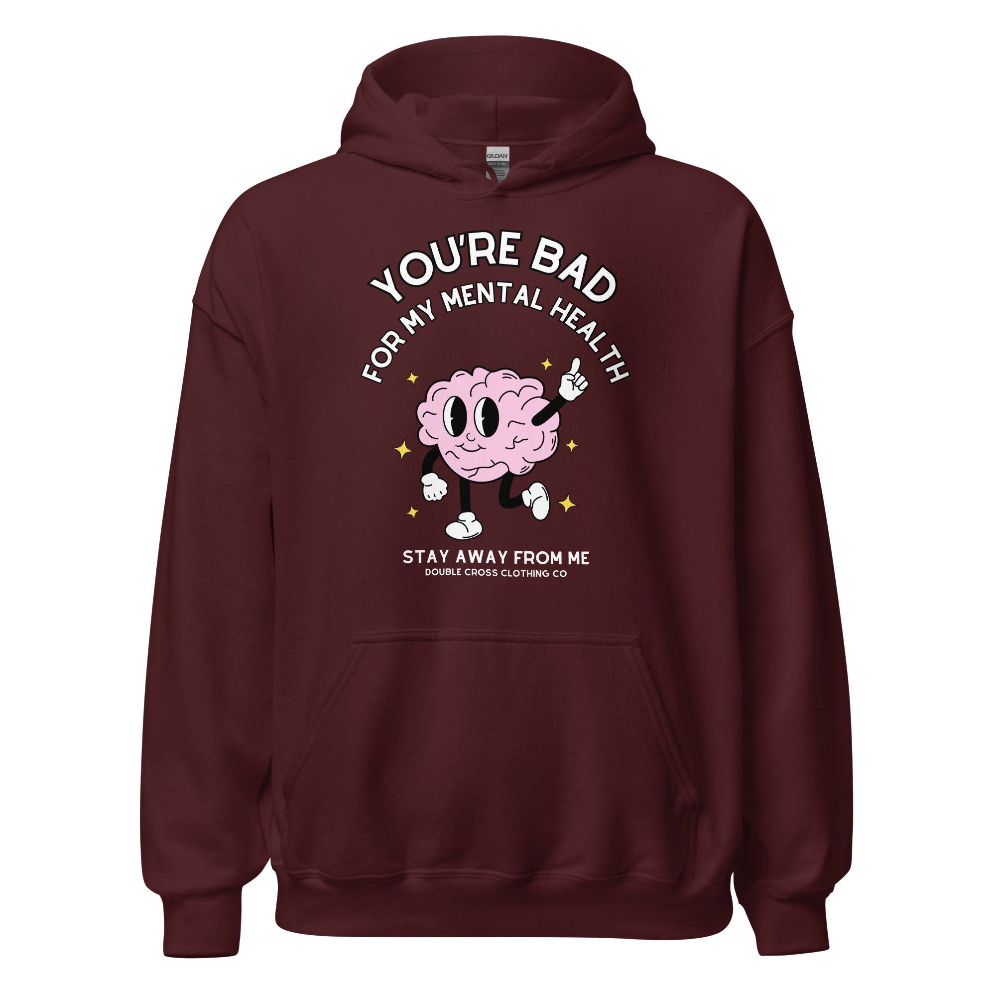 My Mental Health Hoodie - Maroon