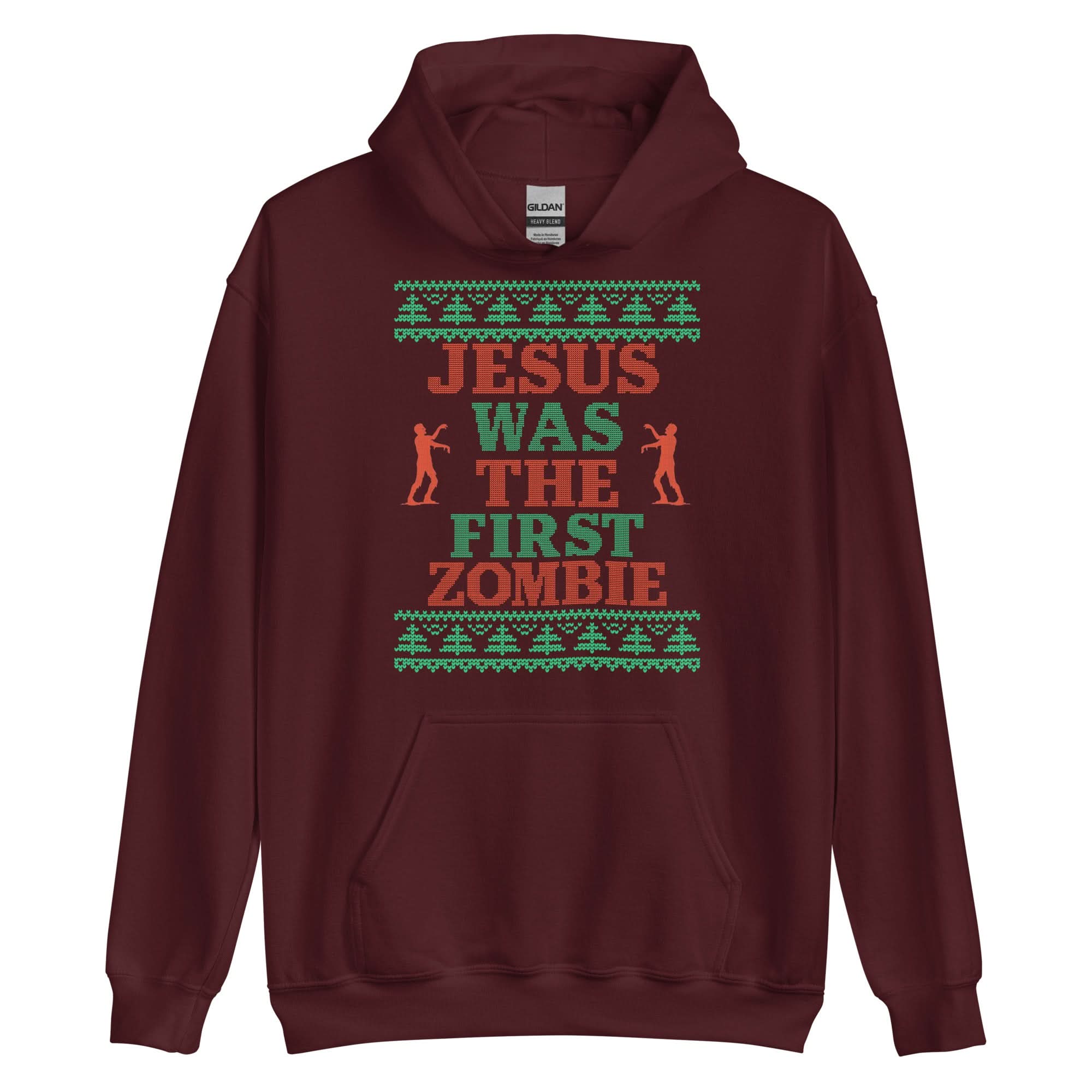 Jesus Was The First Zombie Hoodie – Double Cross Clothing Co.