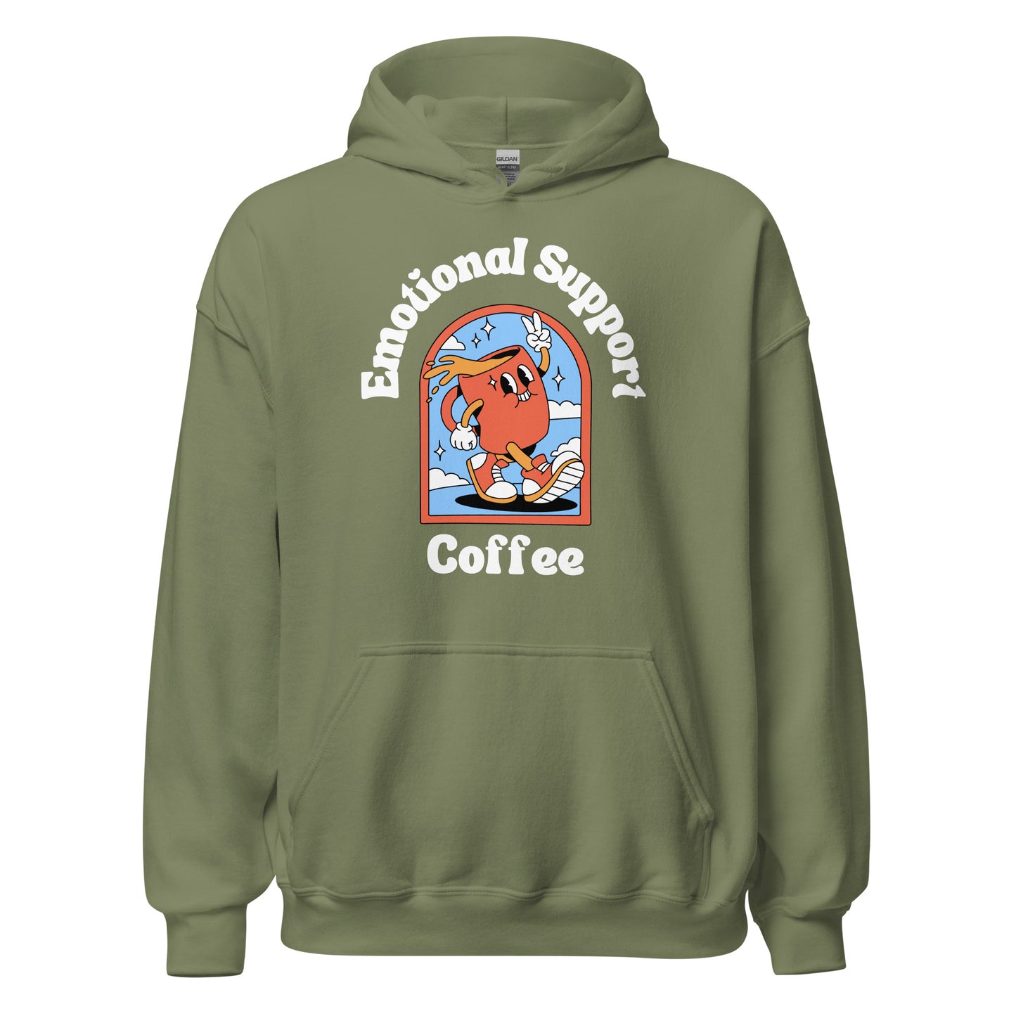 Emotional Support Coffee Hoodie