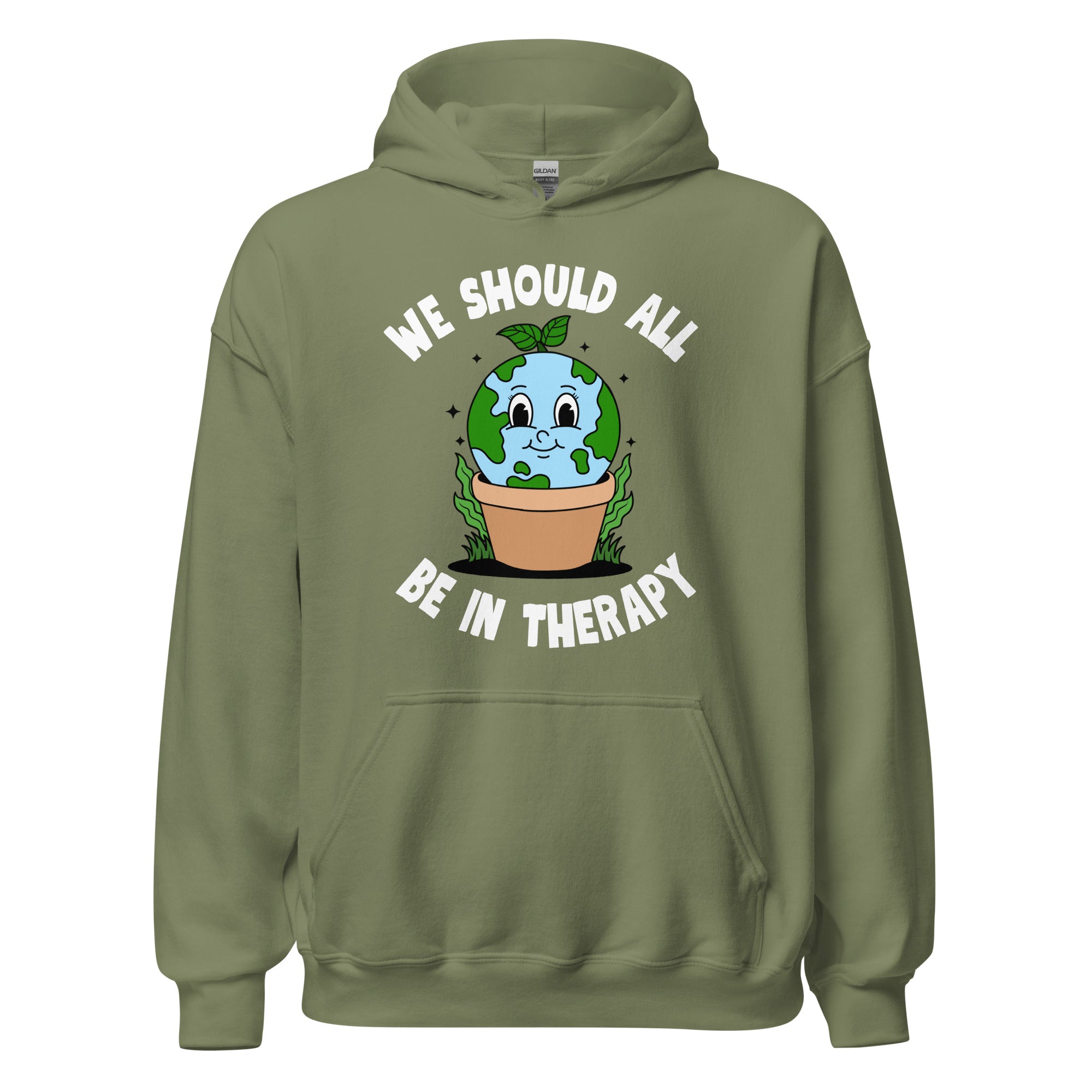 We Should All Be In Therapy Hoodie