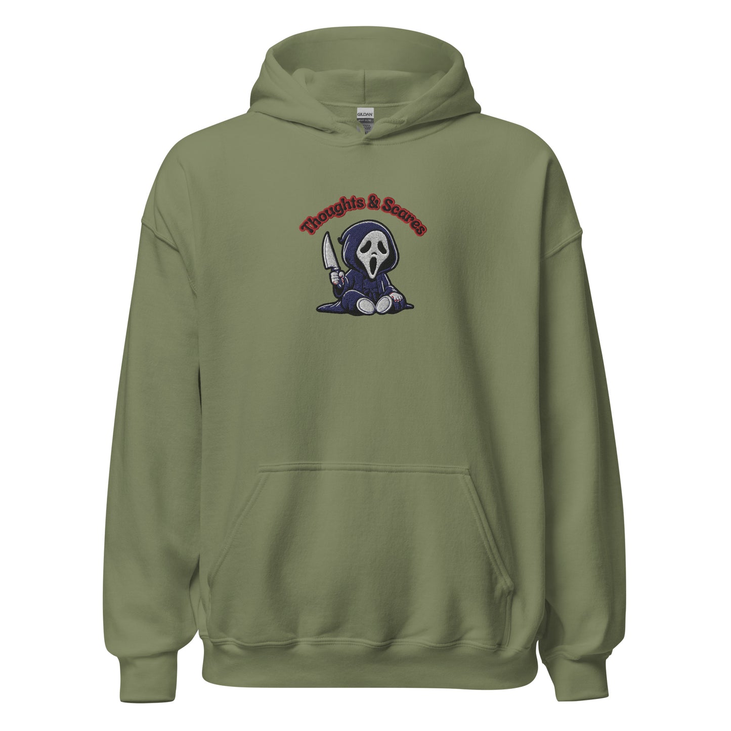 Thoughts & Scares Embroidered Hoodie