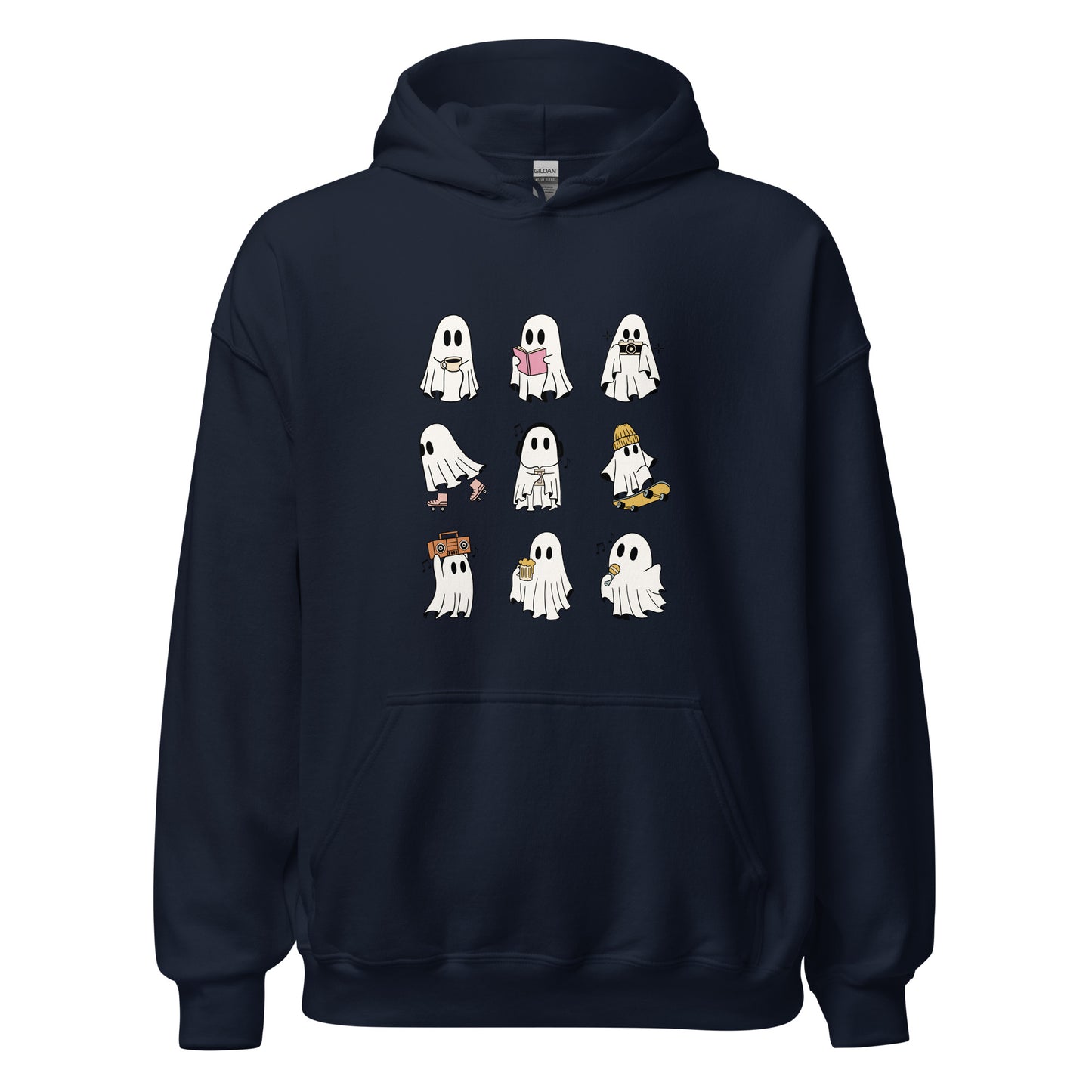 Ghosts Hoodie - Navy