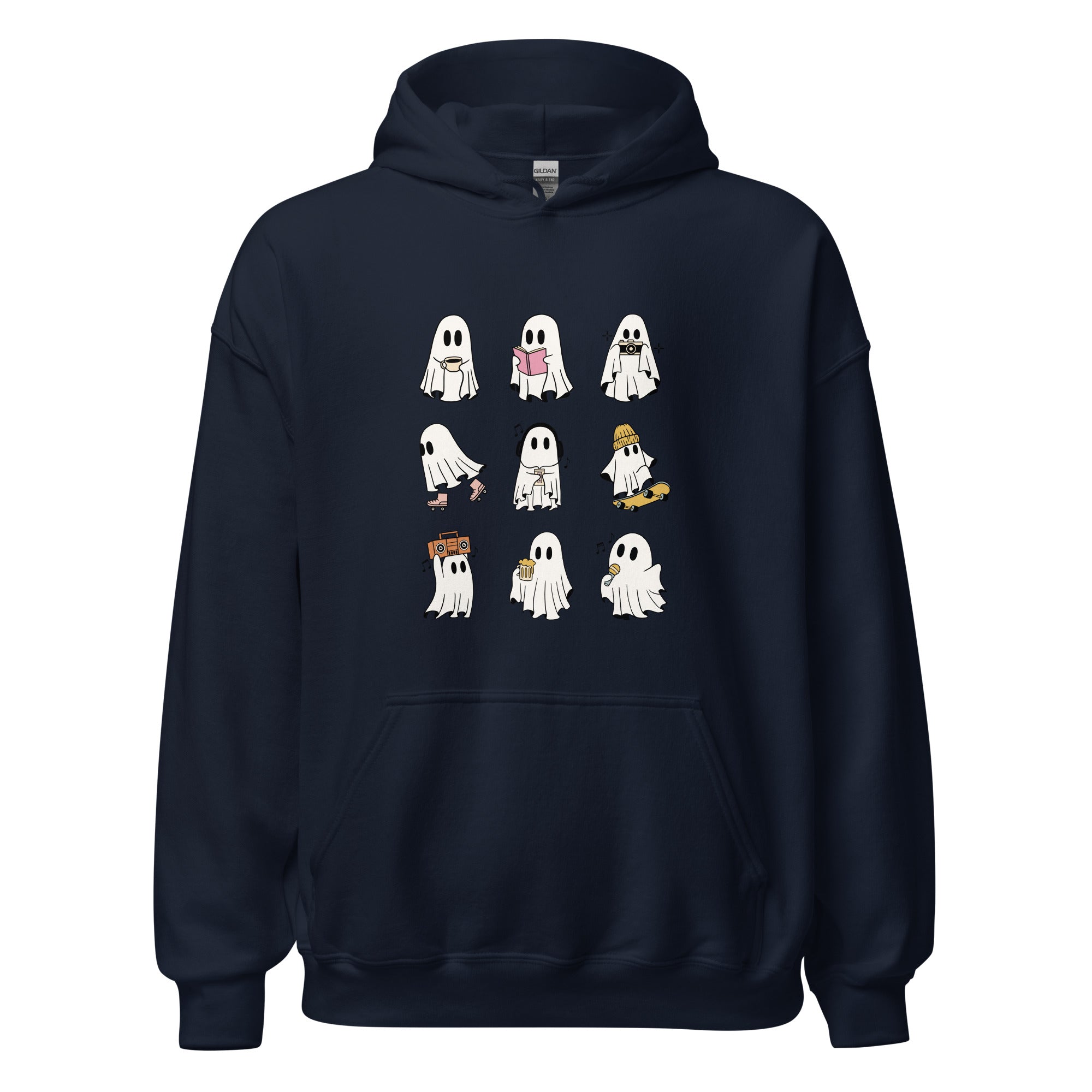 Ghosts Hoodie - Navy