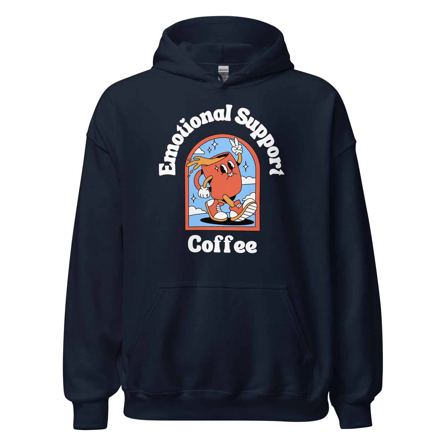 Emotional Support Coffee Hoodie