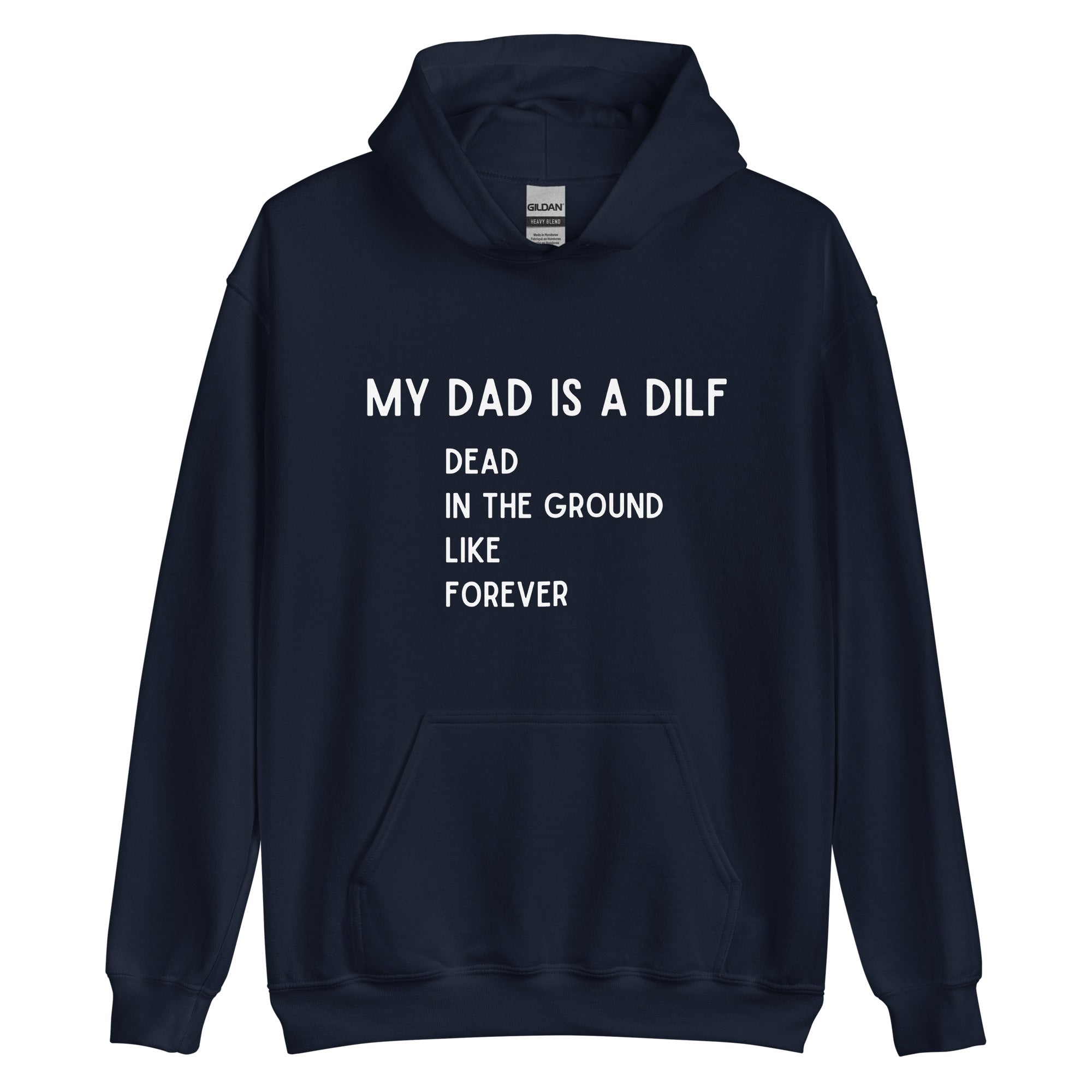 DILF Hoodie Navy