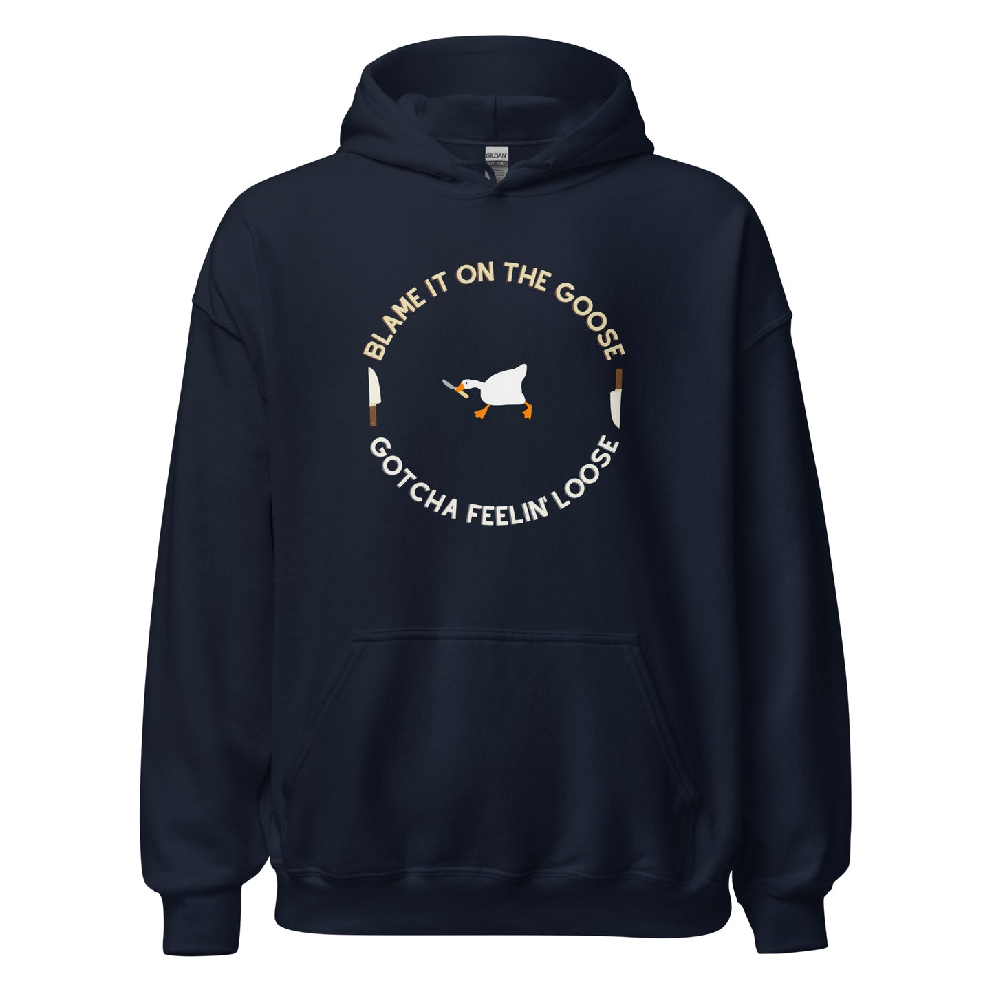 Silly Goose Hoodie Navy