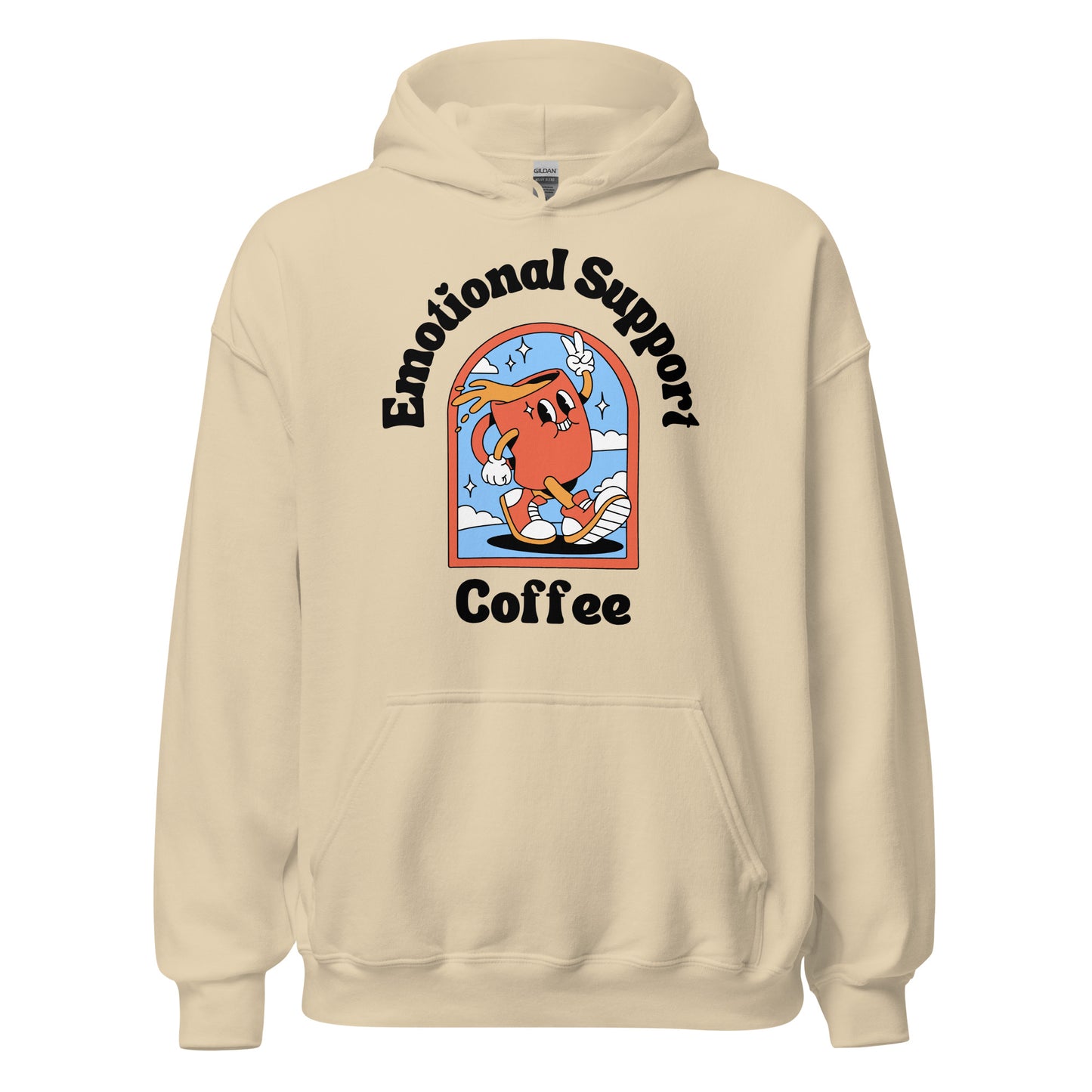 Emotional Support Coffee Hoodie