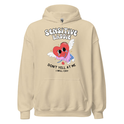 Sensitive Baddie Hoodie - Sand