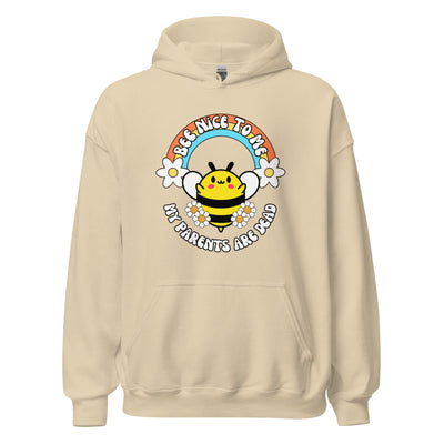 Bee Nice Parents Hoodie