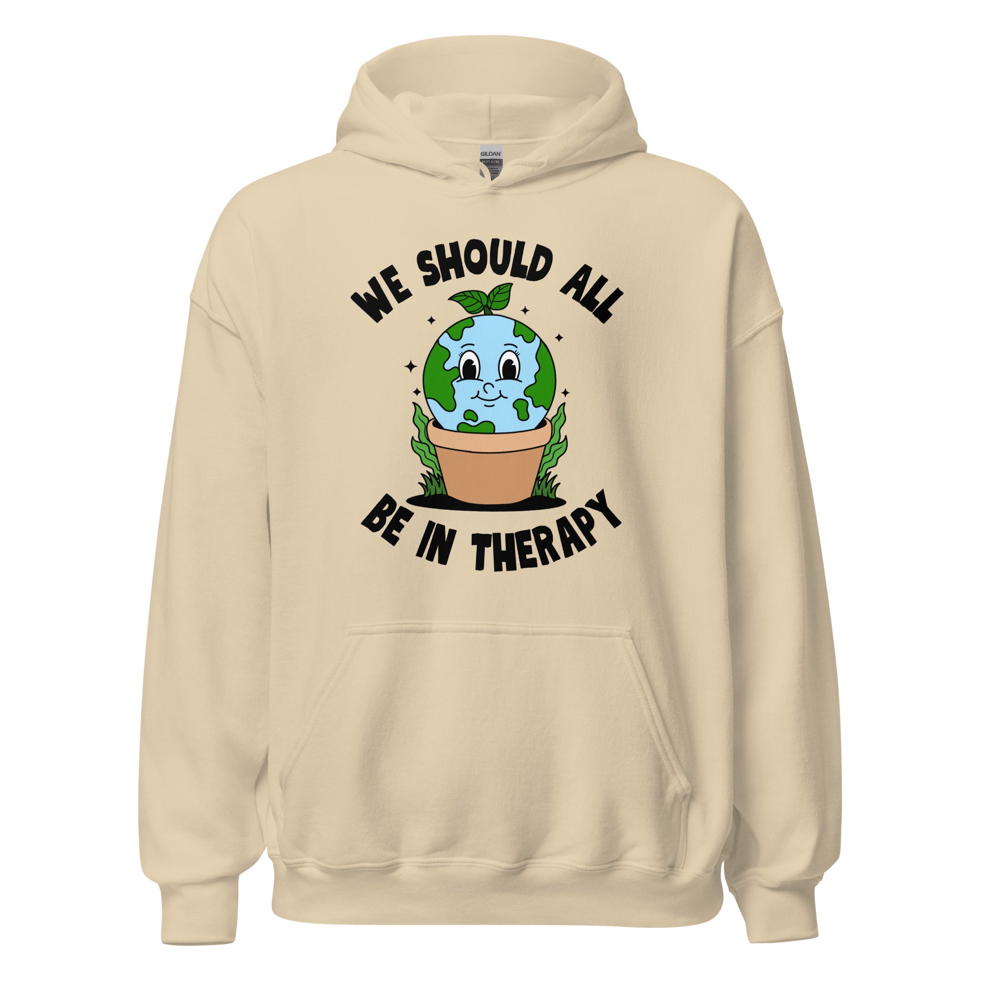 We Should All Be In Therapy Hoodie