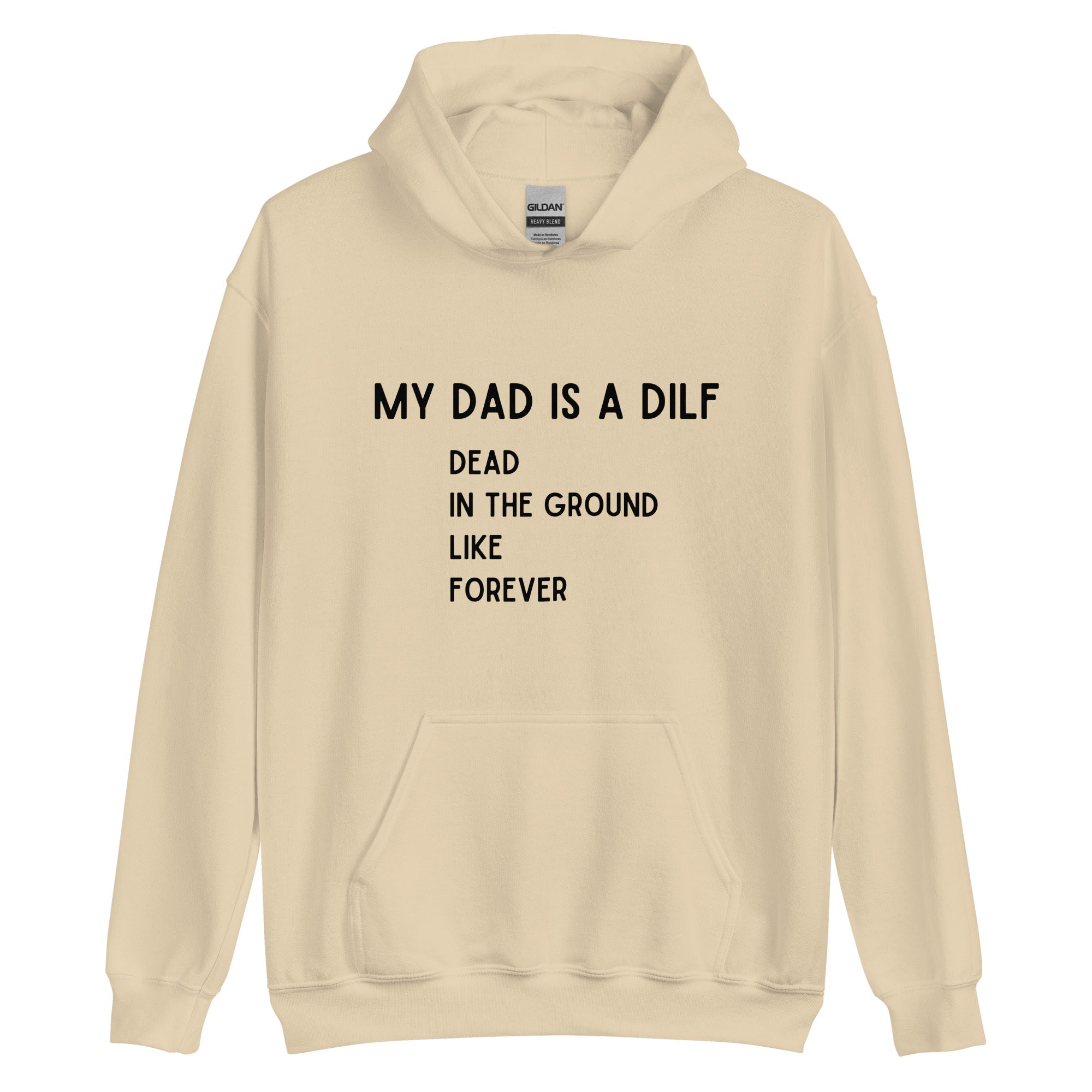 DILF Hoodie Tan