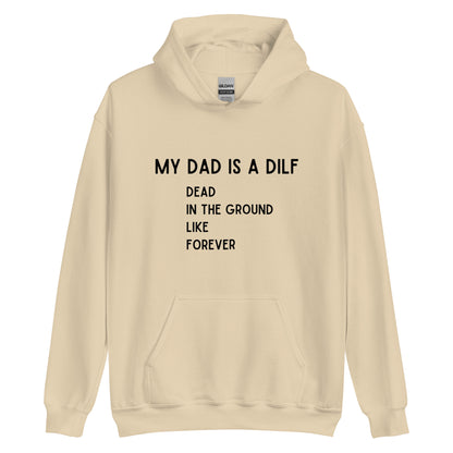 DILF Hoodie Tan