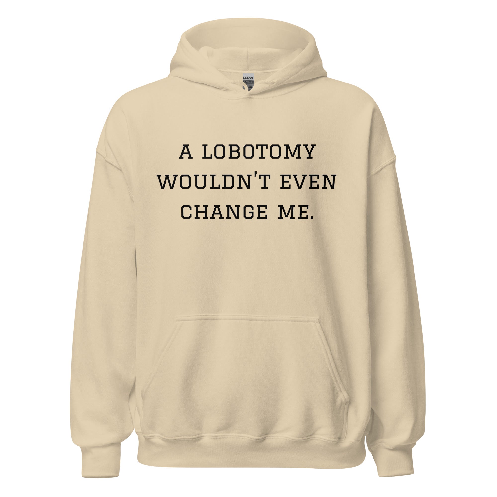 A Lobotomy Wouldn't Change Me Hoodie