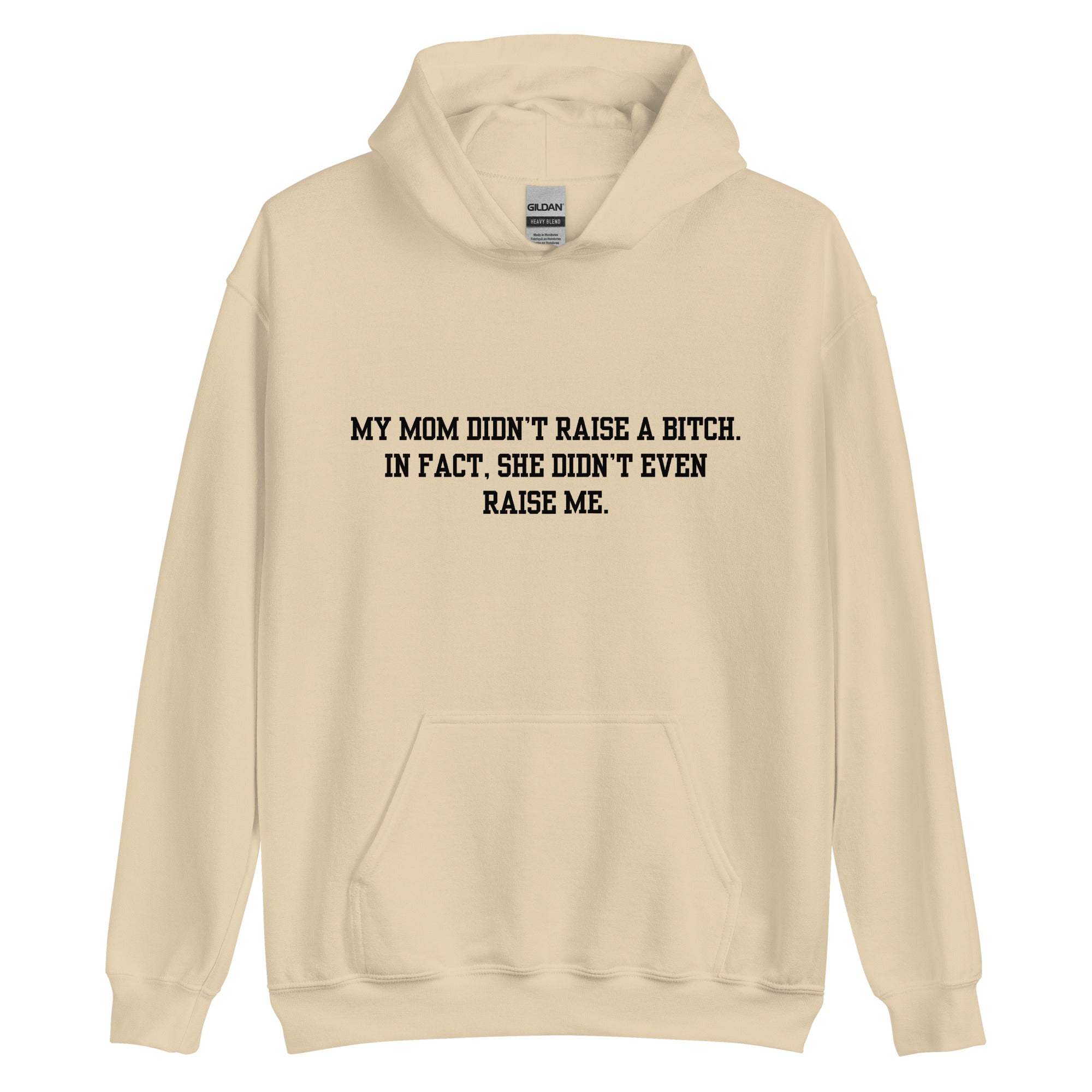 Momma Didn't Raise Me Hoodie