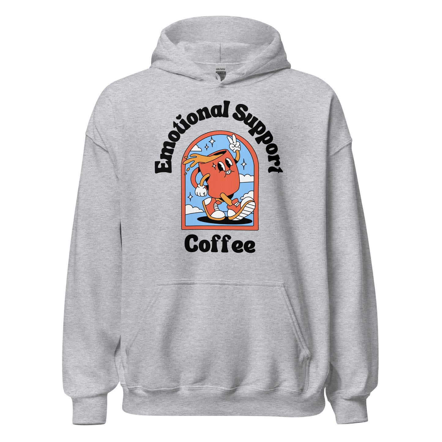 Emotional Support Coffee Hoodie