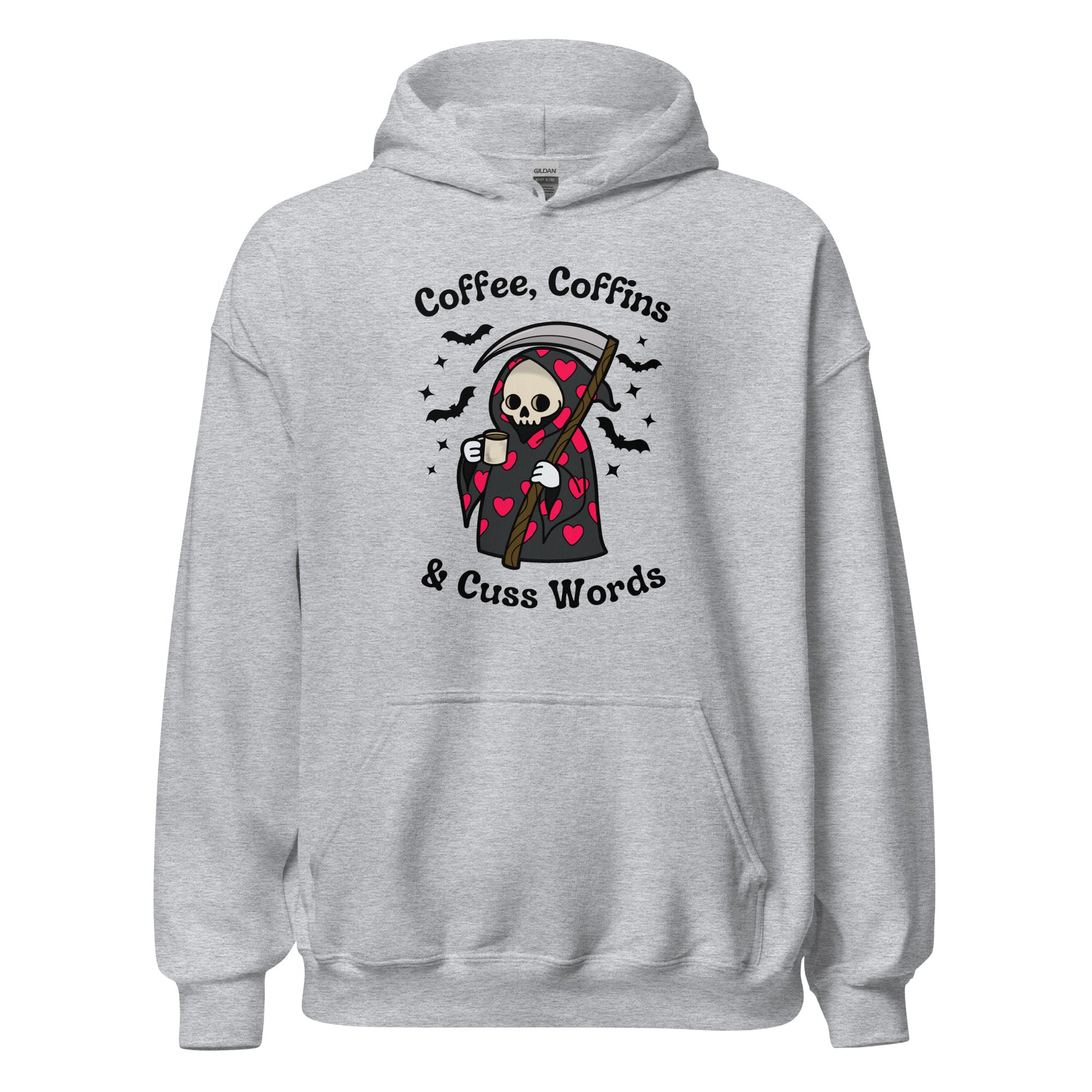 Coffee, Coffins, & Cuss Words Hoodie