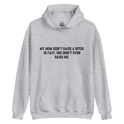 Momma Didn't Raise Me Hoodie