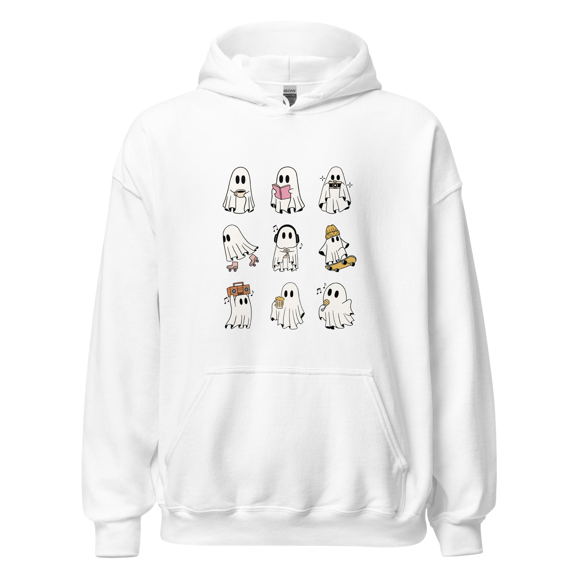 Ghosts Hoodie - White