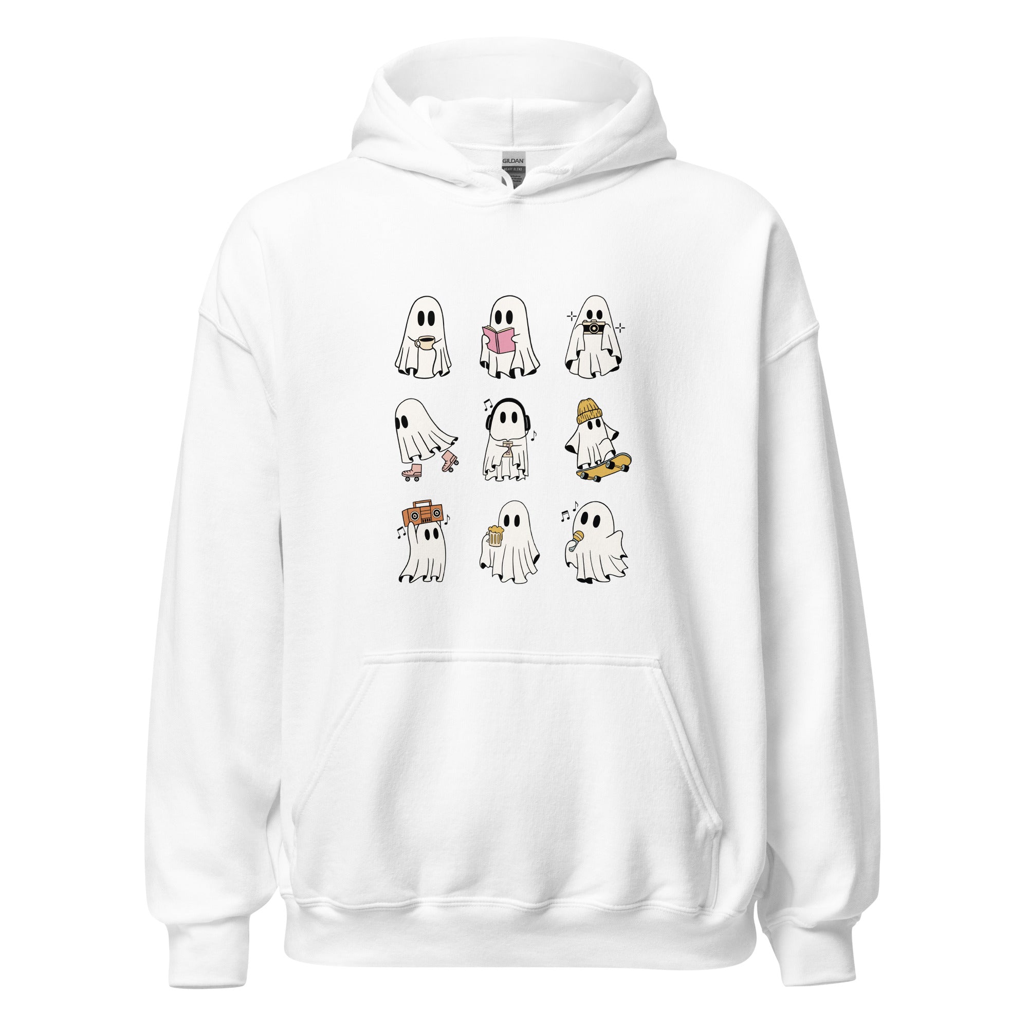 Ghosts Hoodie - White