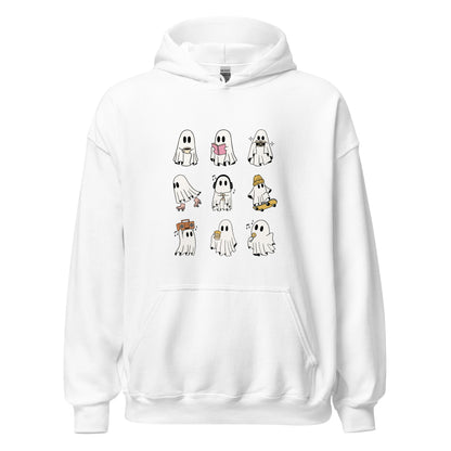 Ghosts Hoodie - White