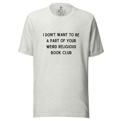weird religious book club shirt