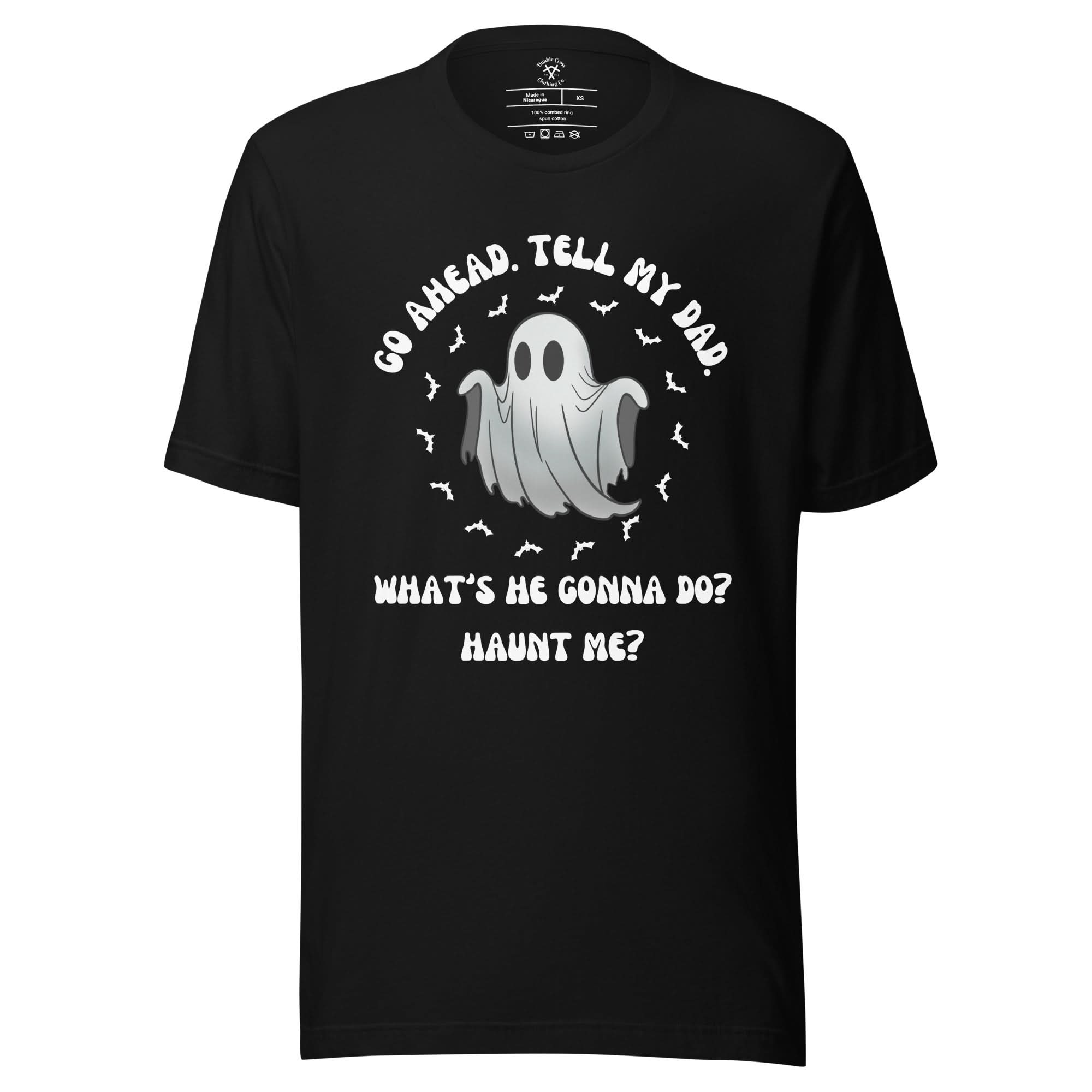 Tell My Dad T-Shirt - Black, M