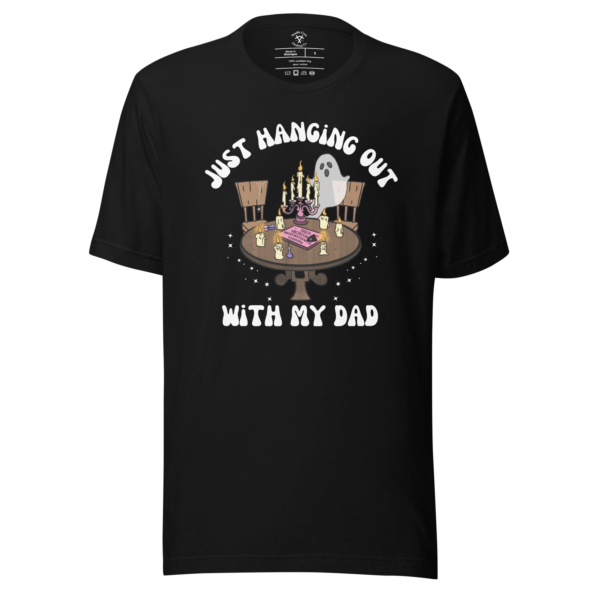 Hanging Out With Dad T-Shirt - Black, S