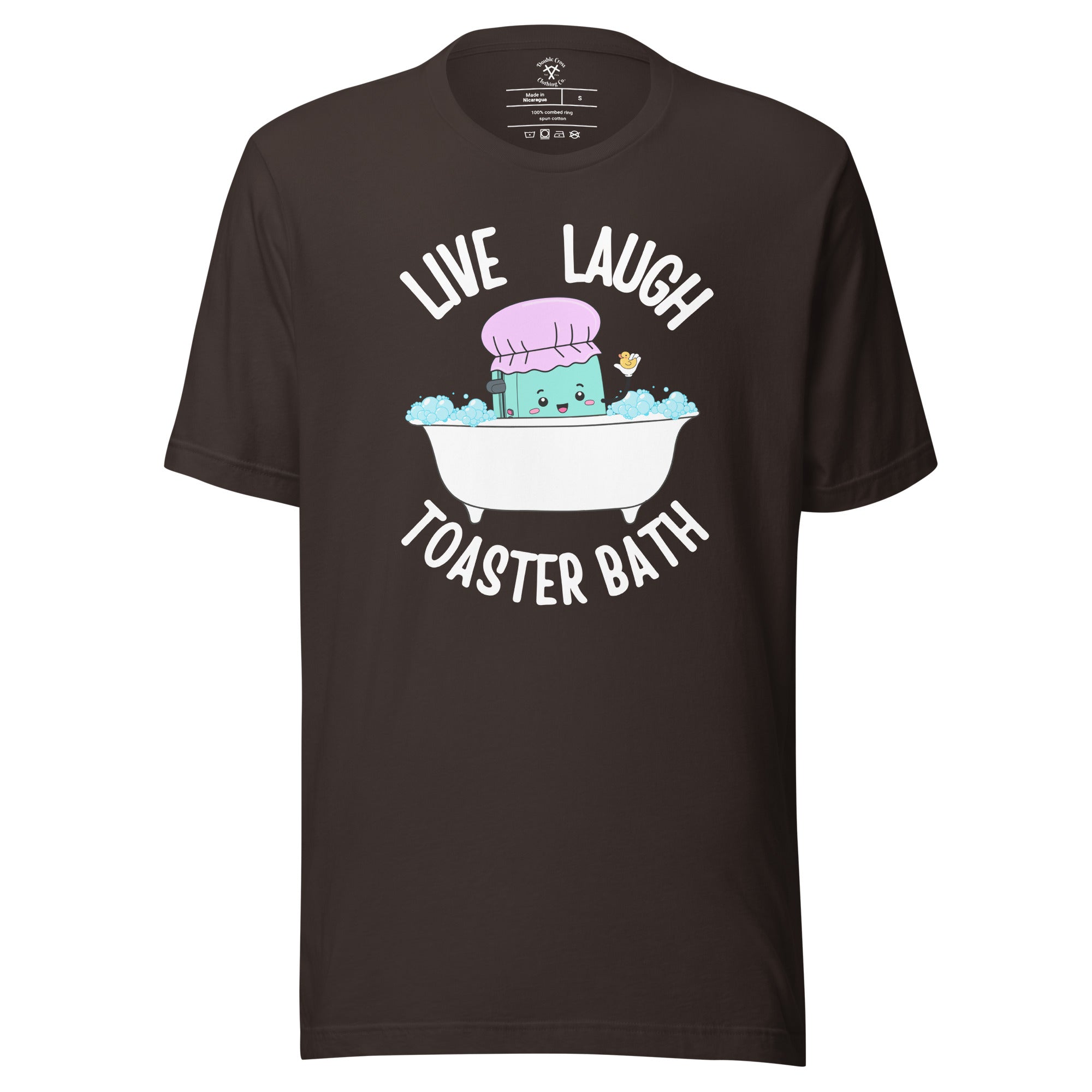 Live Laugh Toaster Bath T-Shirt