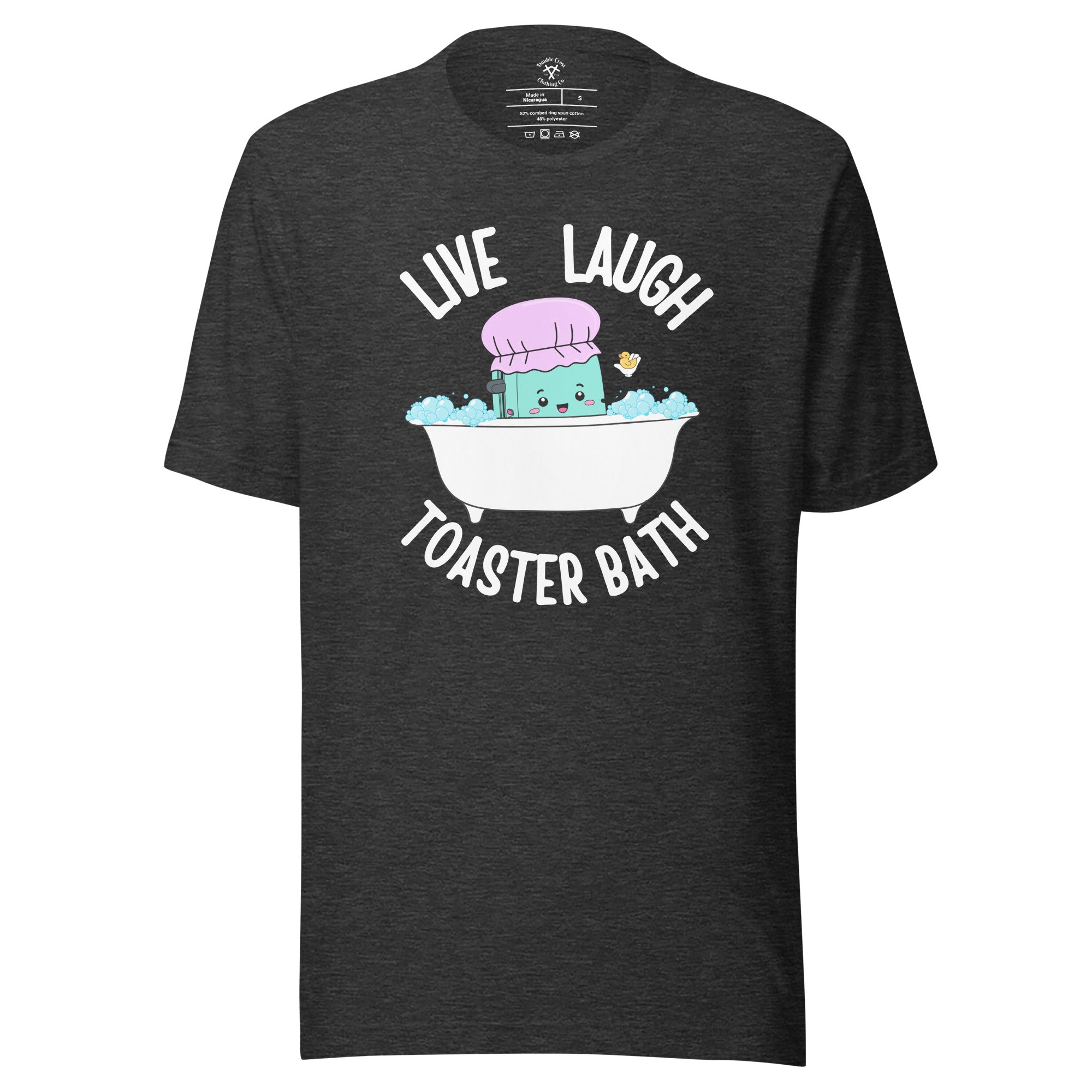 Live Laugh Toaster Bath T-Shirt