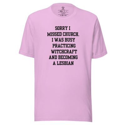 Missed Church Lesbian T-Shirt