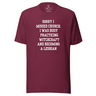 Missed Church Lesbian T-Shirt