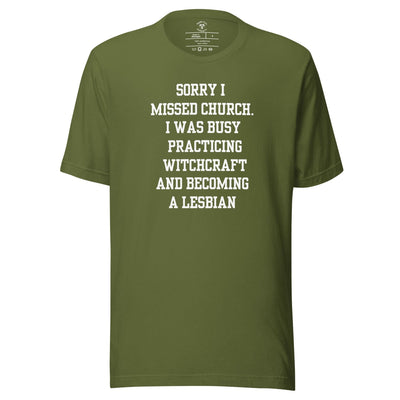 Missed Church Lesbian T-Shirt