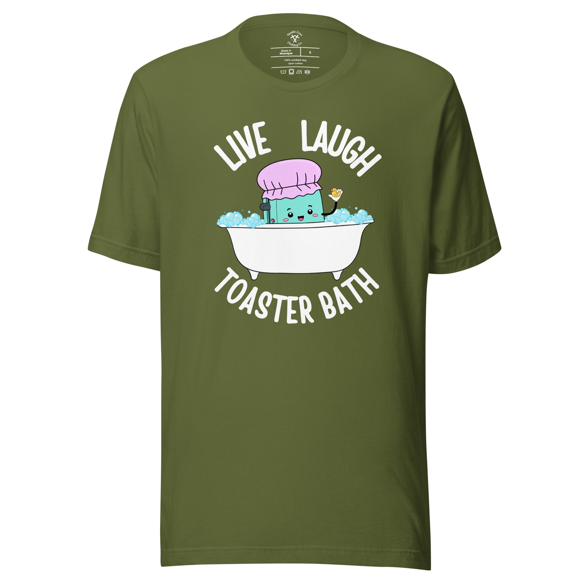 Live Laugh Toaster Bath T-Shirt