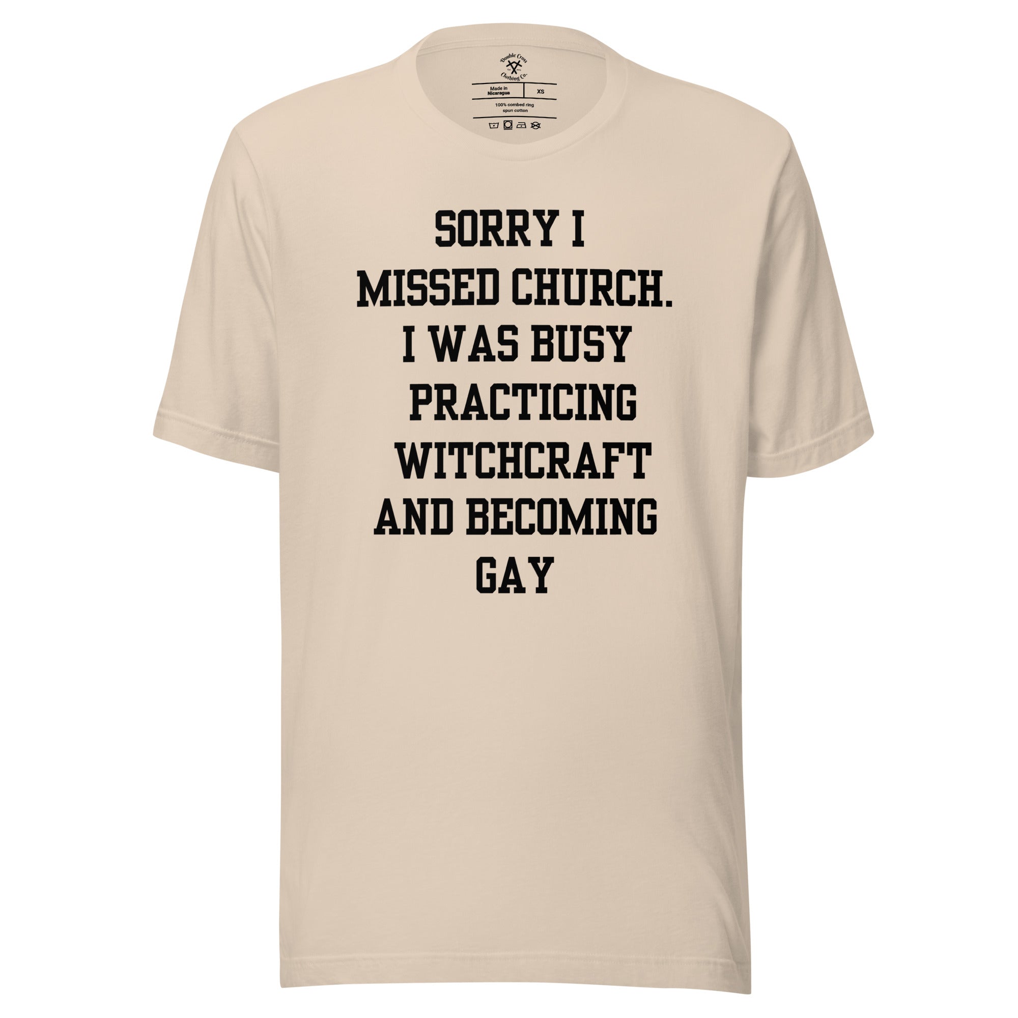 Missed Church Gay T-Shirt