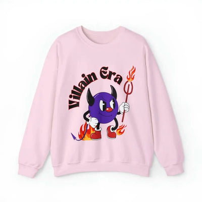 Villain Era Crewneck S / Light Pink Sweatshirt