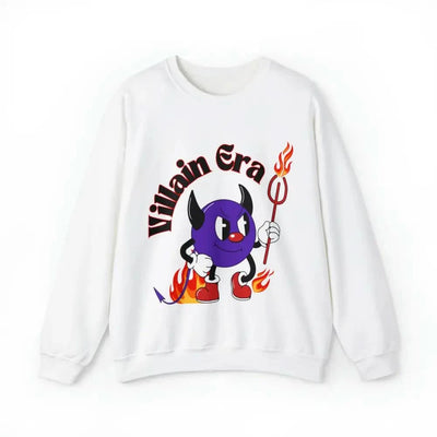 Villain Era Crewneck S / White Sweatshirt